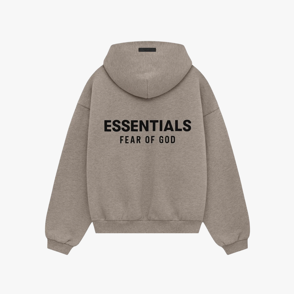 Essentials Fear Of God Fleece Hoodie Heather Gray