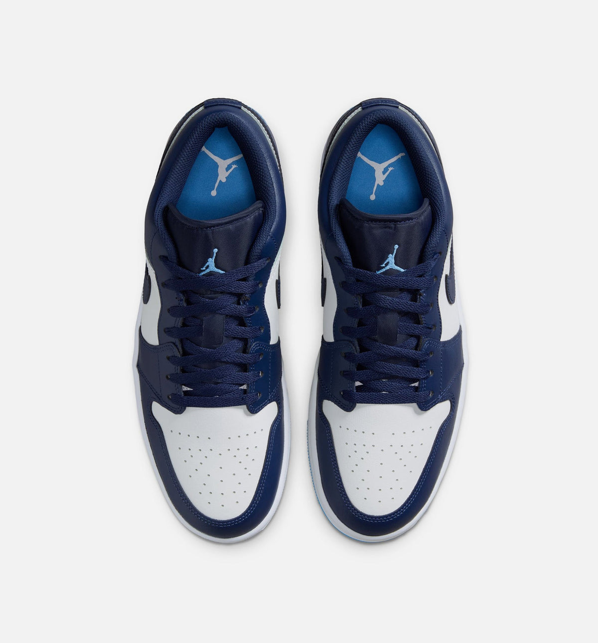 Air Jordan 1 Low Men's Sneakers - Deep Navy / University Blue / White