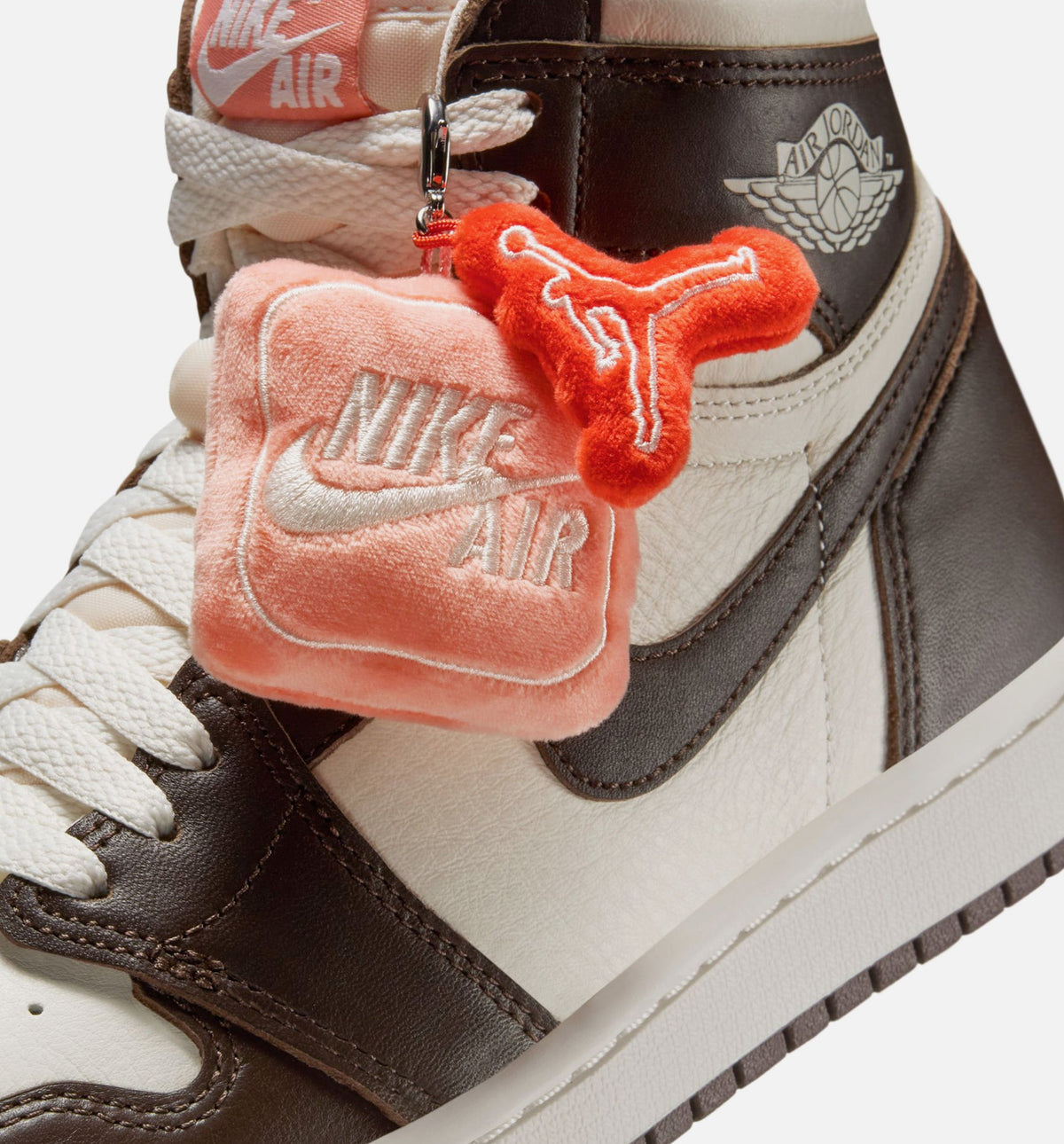 Air Jordan 1 Retro High OG Women's Sneakers – Baroque Brown / Light Madder Root / Sail