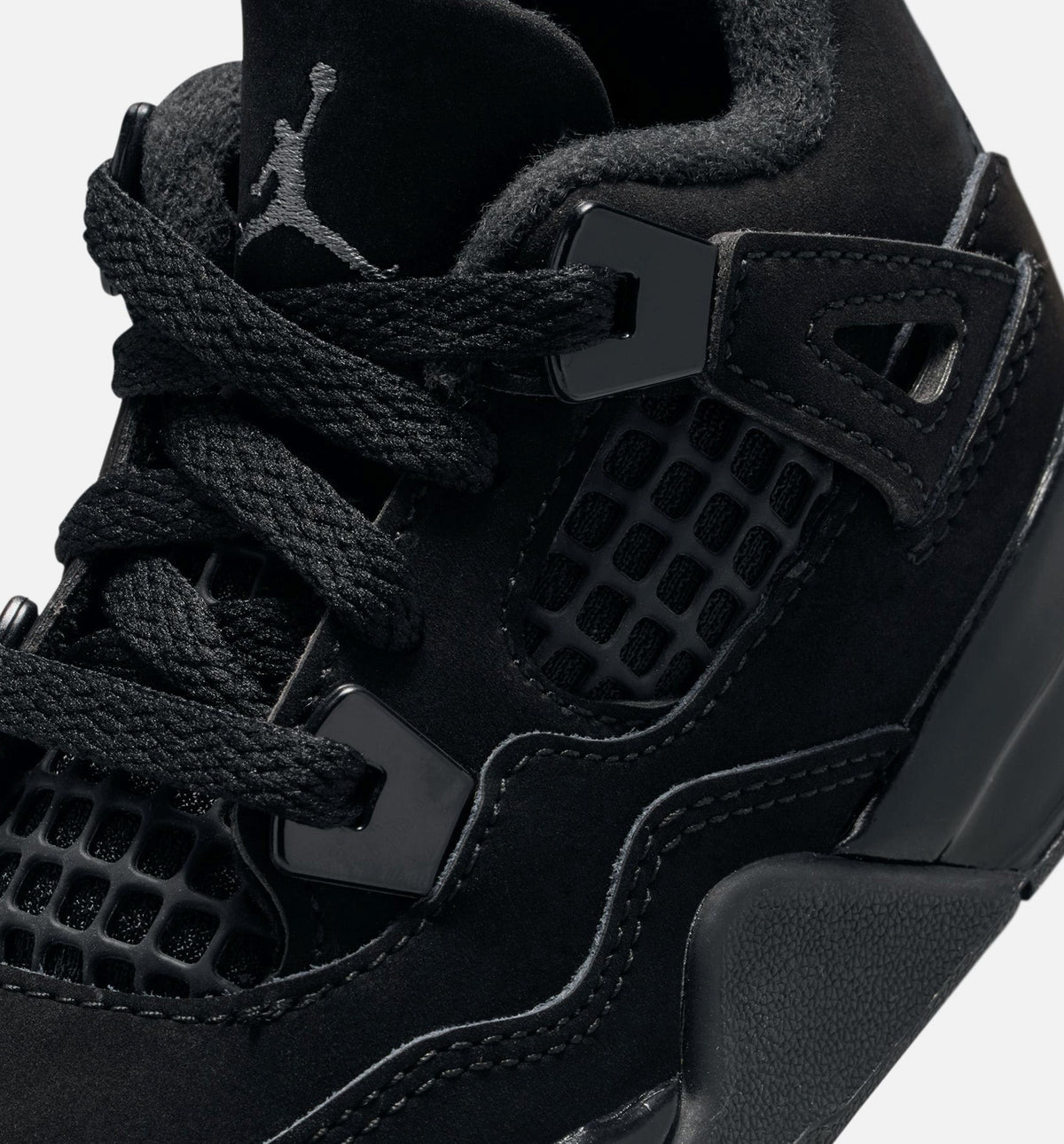 Air Jordan 4 Retro Black Cat Infant & Toddler Sneakers