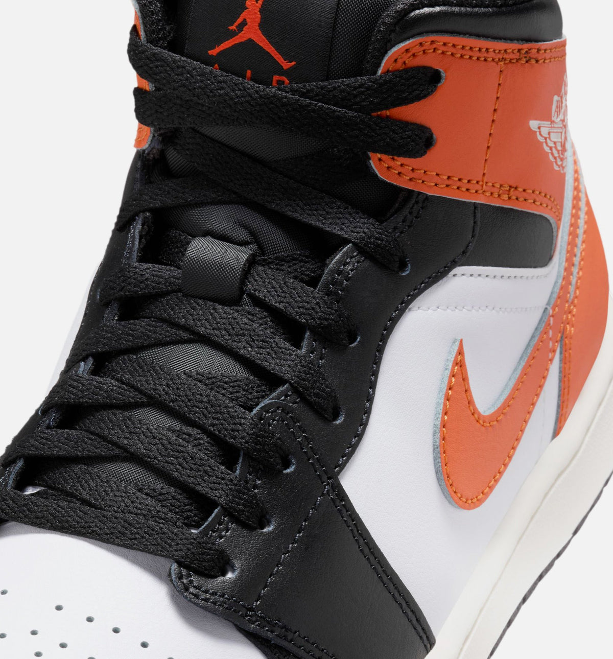 Air Jordan 1 Mid Men's Sneakers – Starfish / White / Sail / Black