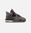 Air Jordan 4 Retro Cave Stone and Black Infant & Toddler Sneakers