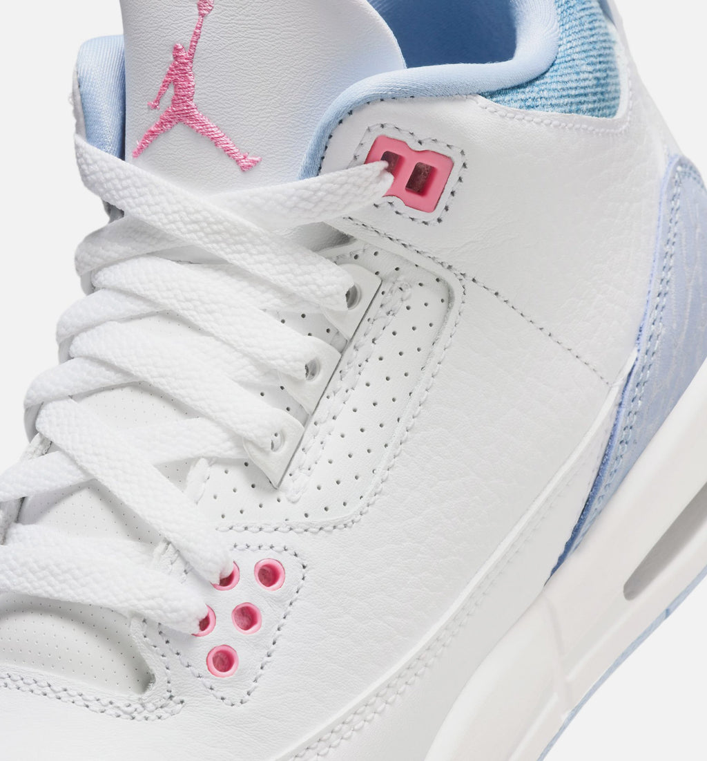 Air Jordan 3 Retro Cobalt Bliss Grade School Sneakers