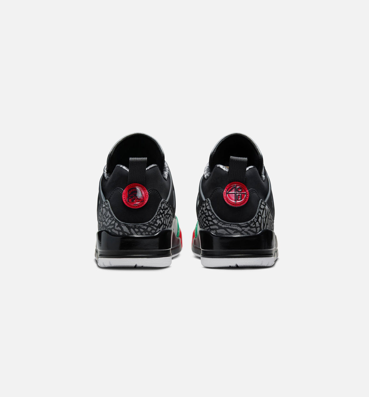 Spizike Low – Men's Lifestyle Shoe in Black/Classic Green/White/Varsity Red