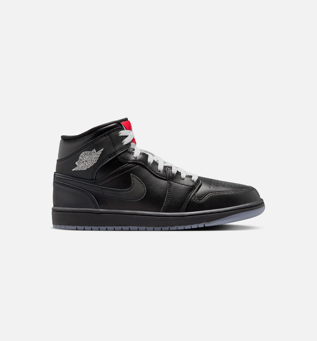 Air Jordan 1 Mid SE Men's Sneakers – Black / Grey