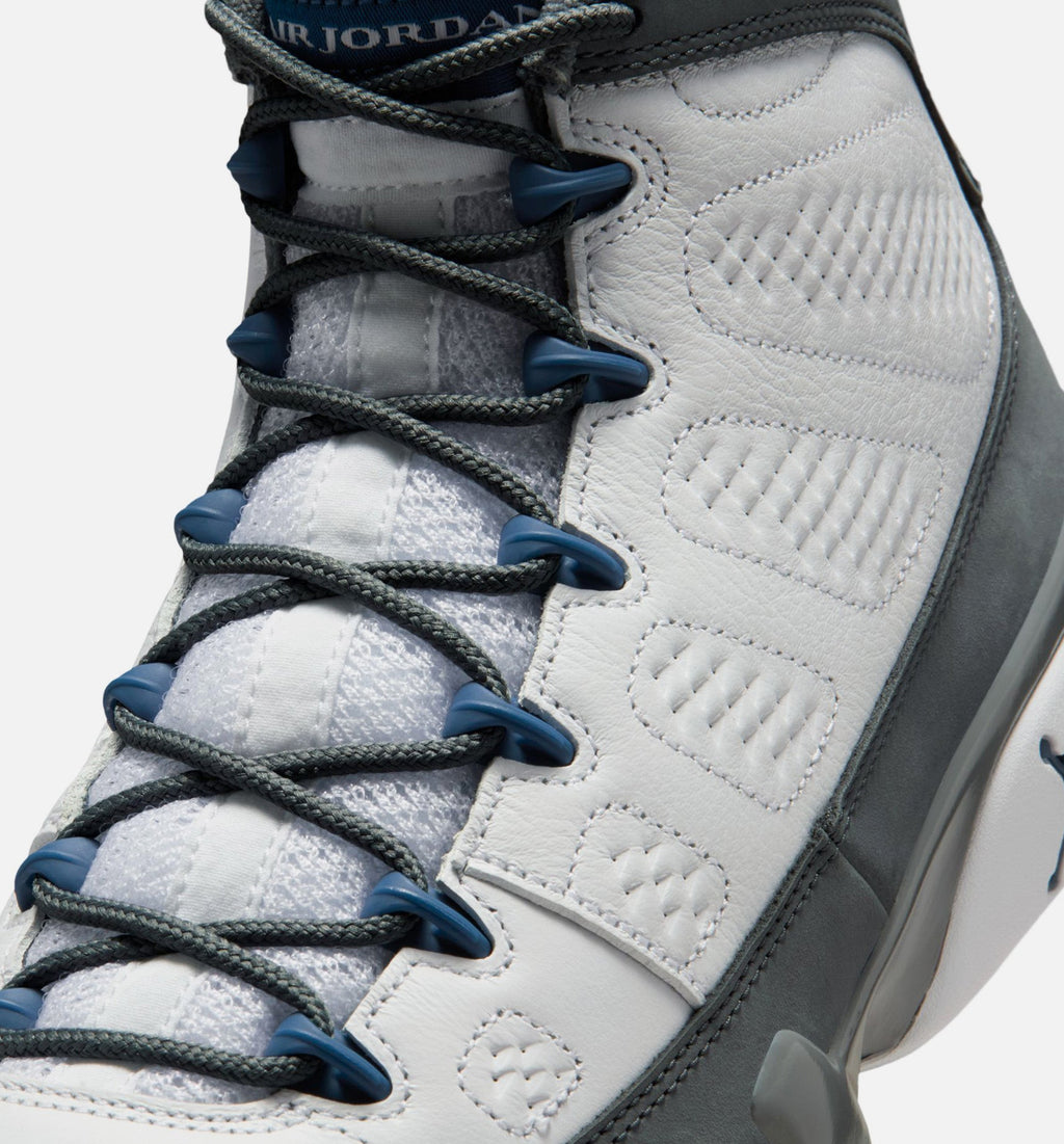 Air Jordan 9 Retro Flint Grey and French Blue Men's Sneakers