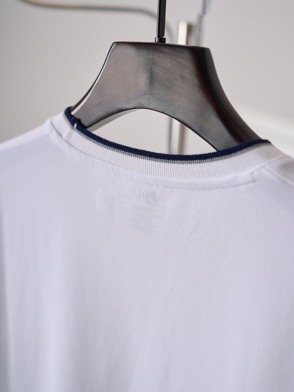 Polo Ralph Lauren Men's Contrast‑Trim Crew‑Neck Short‑Sleeve T‑Shirt, Navy Pony Embroidery