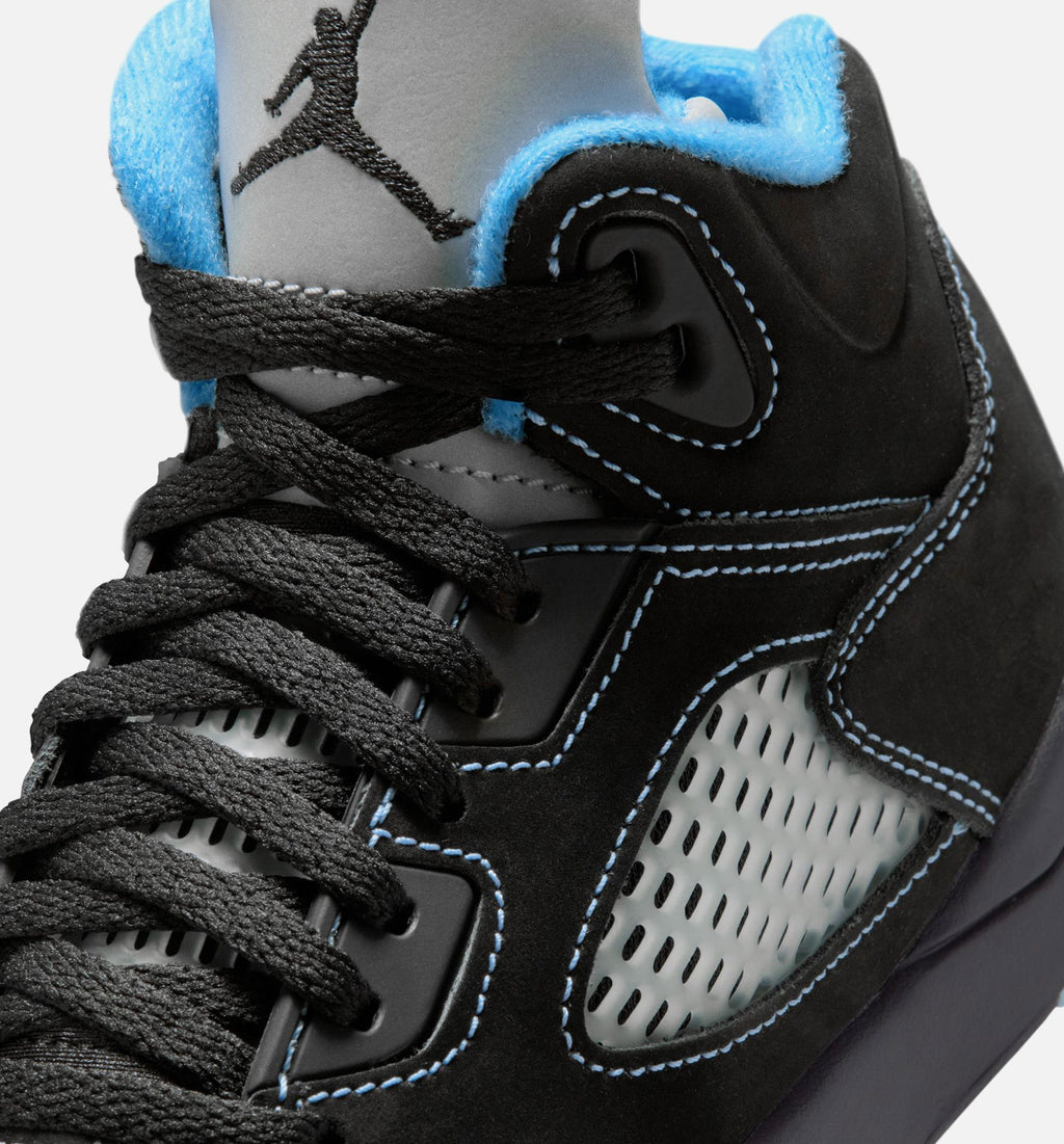 Air Jordan 5 Retro Black Carolina Preschool Sneakers