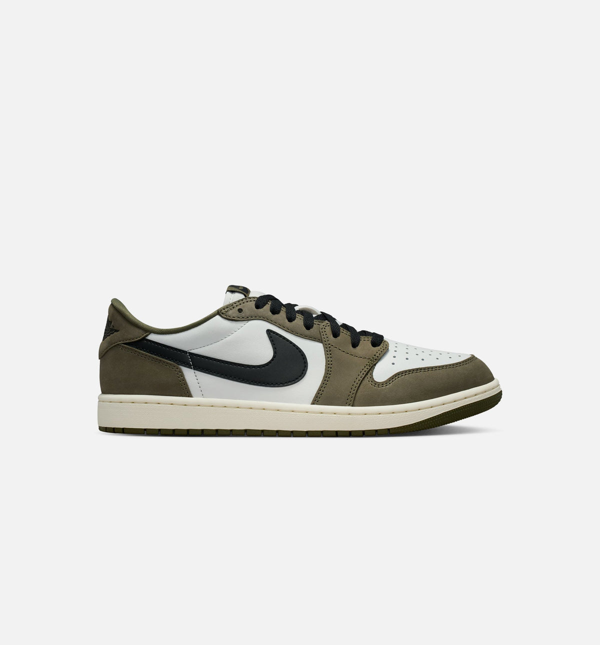 Air Jordan 1 Low OG Men's Lifestyle Shoe - Medium Olive / Black / Summit White / Sail