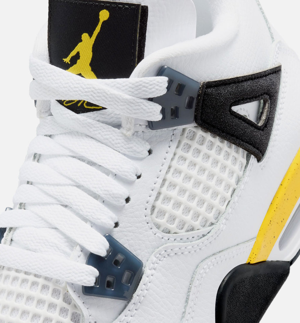 Air Jordan 4 Retro Rare Air Tour Yellow Grade School Sneakers