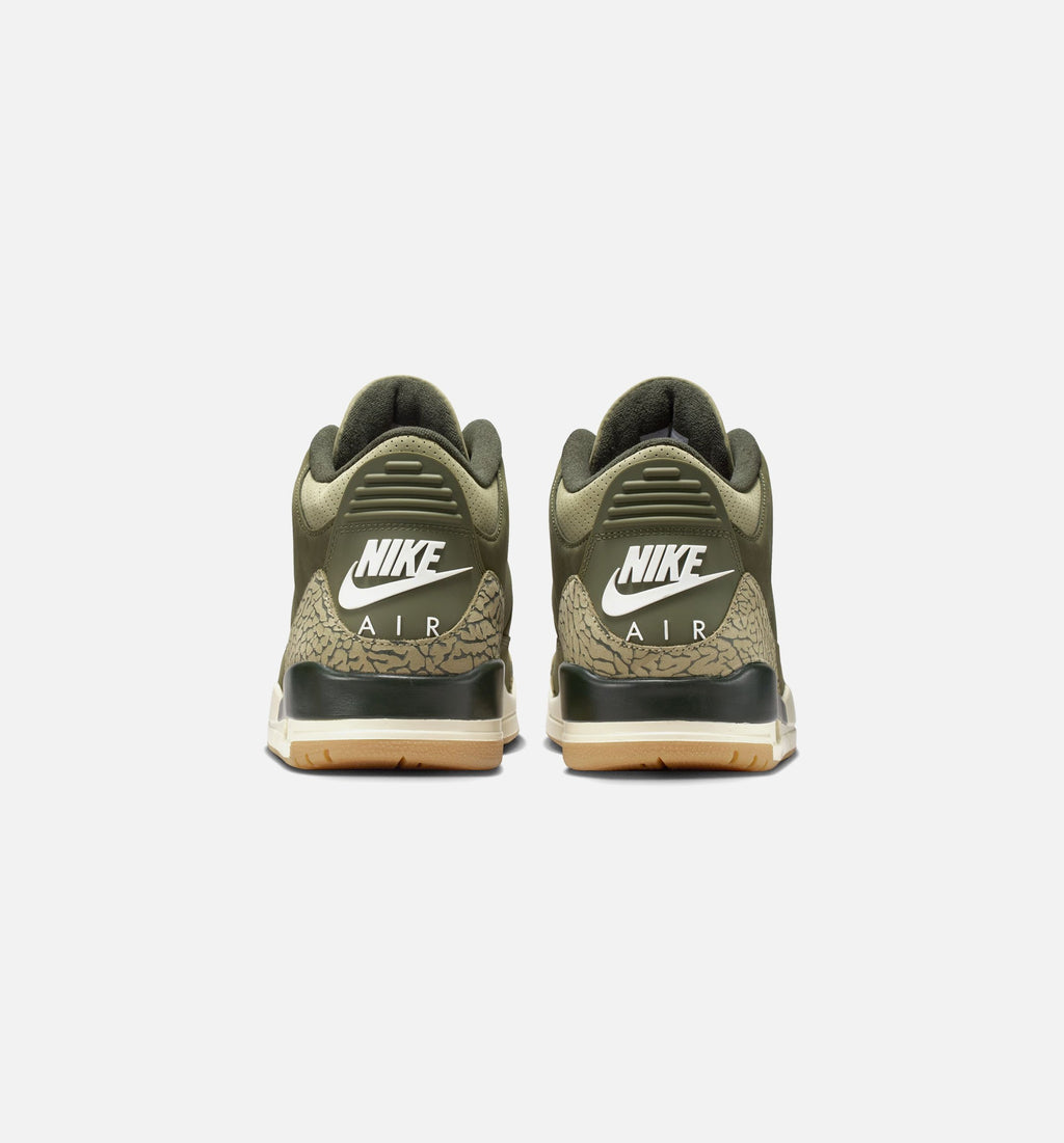 Air Jordan 3 Retro Medium Olive Men's Sneakers