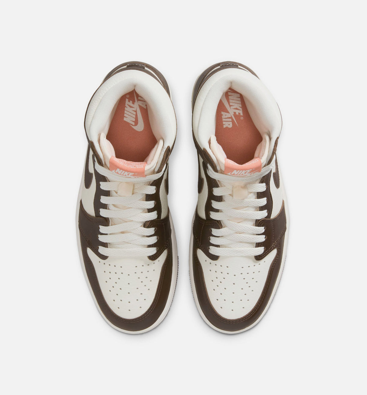 Air Jordan 1 Retro High OG Women's Sneakers – Baroque Brown / Light Madder Root / Sail
