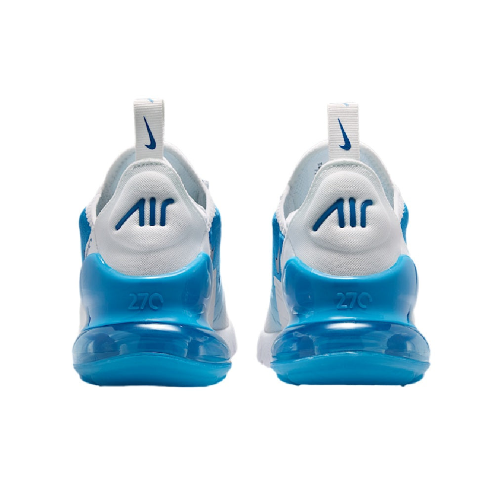 Big Kid's Nike Air Max 270 Off White/Court Blue (943345 125)