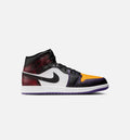 Air Jordan 1 Mid SE Men's Sneakers – True Red / White / Court Purple / Black