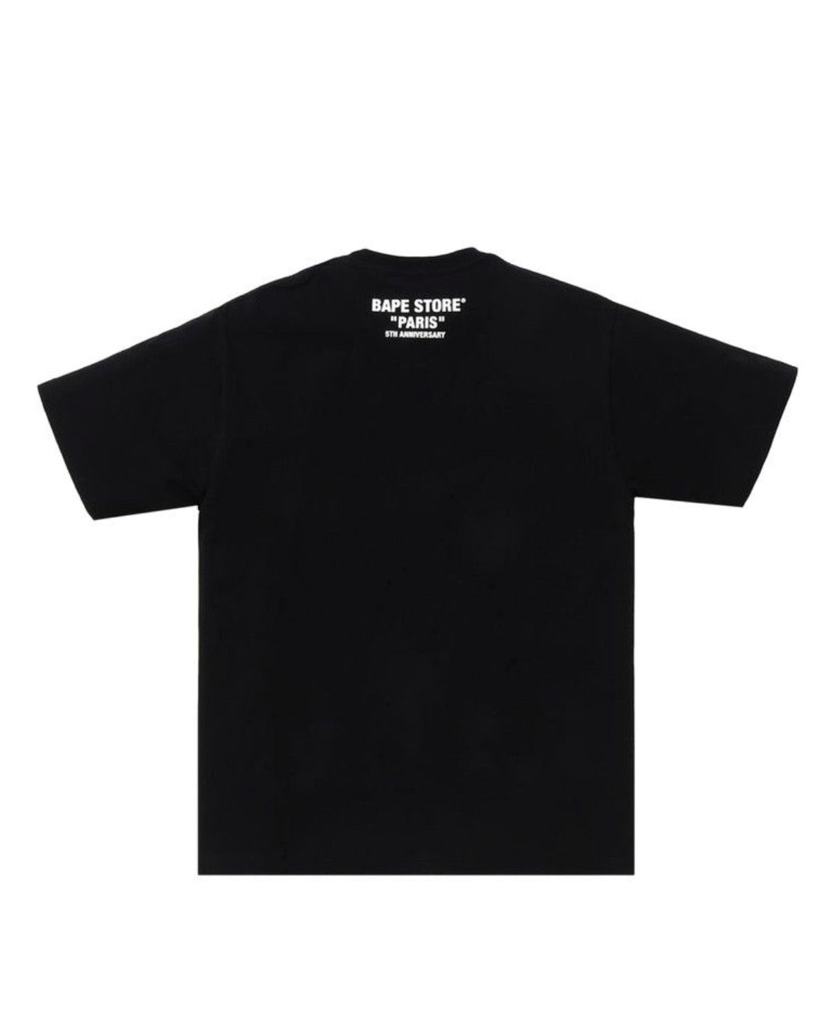 Bape By Bathing Ape 5th Anniversary Paris T-Shirt Black