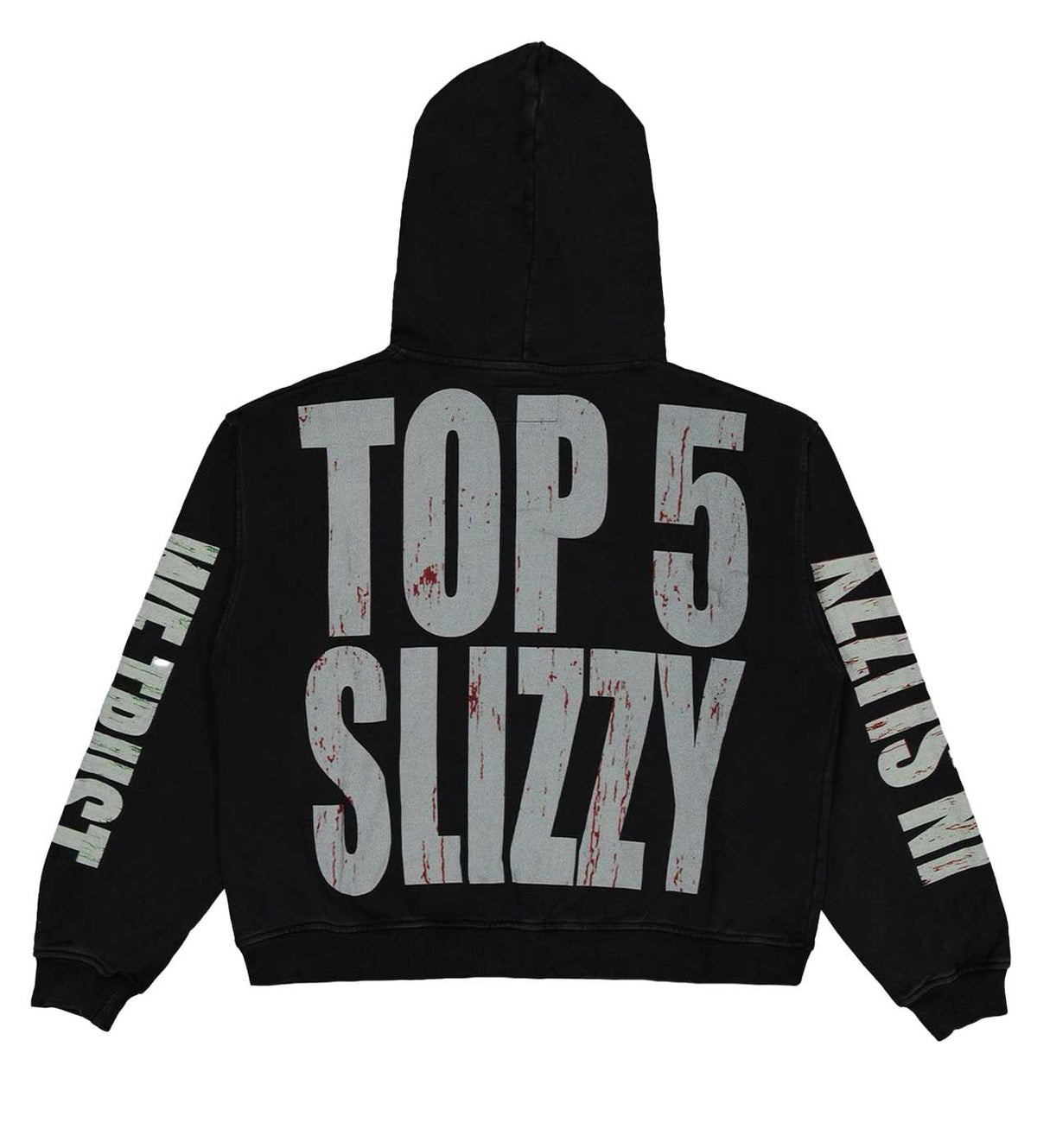 Godspeed Top 5 Slizzy VVS Hoodie Black Wash