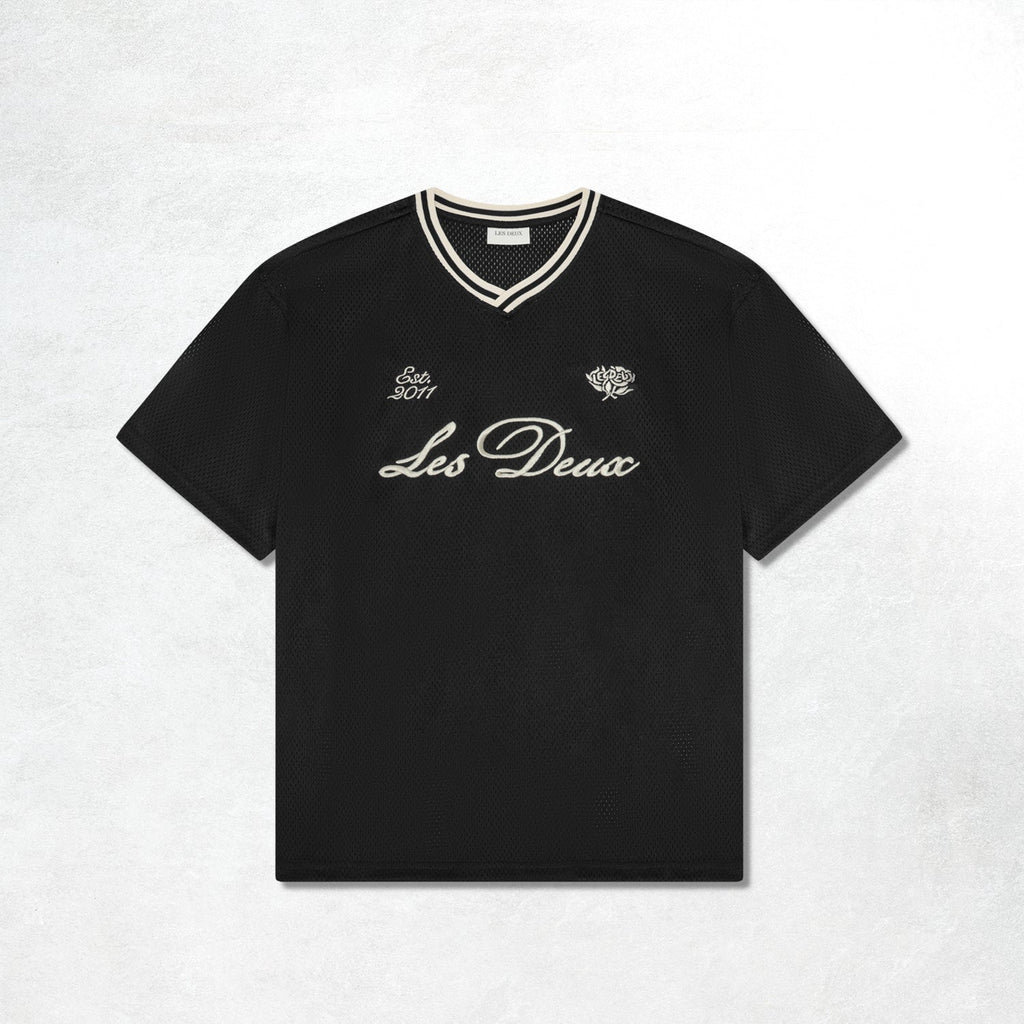 Les Deux Mesh T-Shirt: Tap Shoe Black