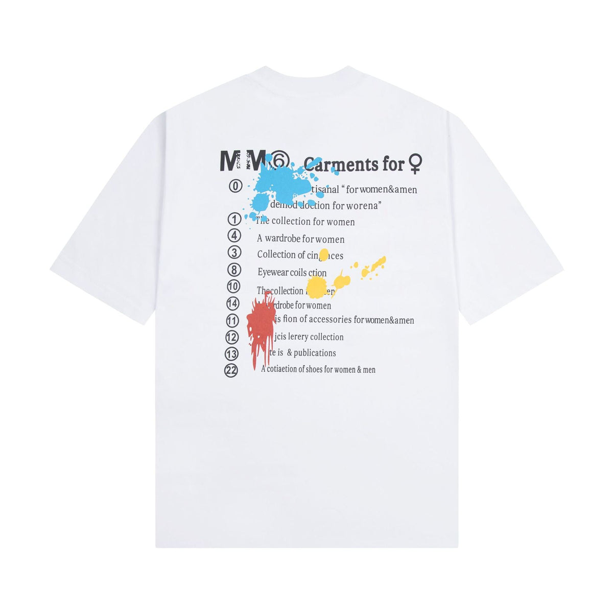 Maison Margiela T-shirt Crew Neck Loose Short Sleeve T-shirt