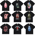 Bape Camo Ape Head Graphic Oversized Tee Streetwear Unisex