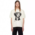 Rhude T-shirt Hound Letter Print Short Sleeve T-shirt