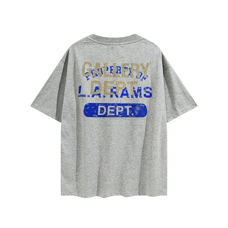 Gallery Dept T Shirts Vintage Wash Letter Printing