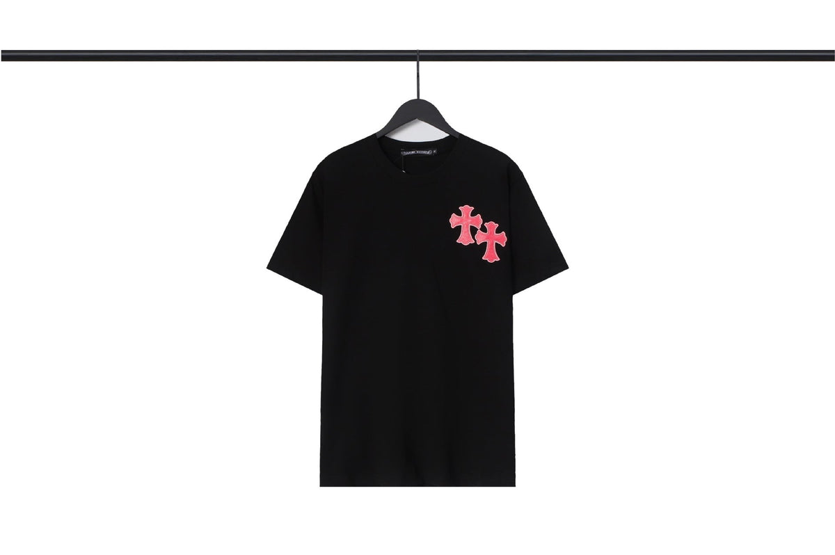 Chrome Hearts Sanskrit Cross Horseshoe Graphic Tee Multi‑Style