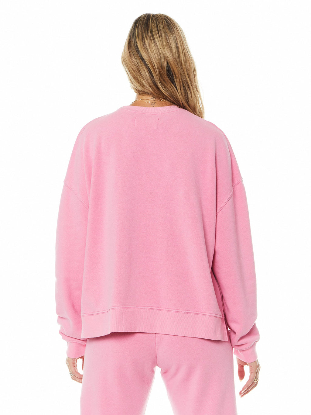 LOUNGE SWEATSHIRT HOT PINK
