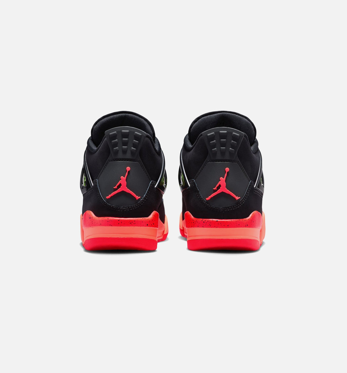 Air Jordan 4 Retro Black Infrared 23 Grade School Sneakers
