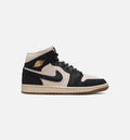 Air Jordan 1 Mid SE Women's Sneakers – Off-Noir / Chalk / Pearl White