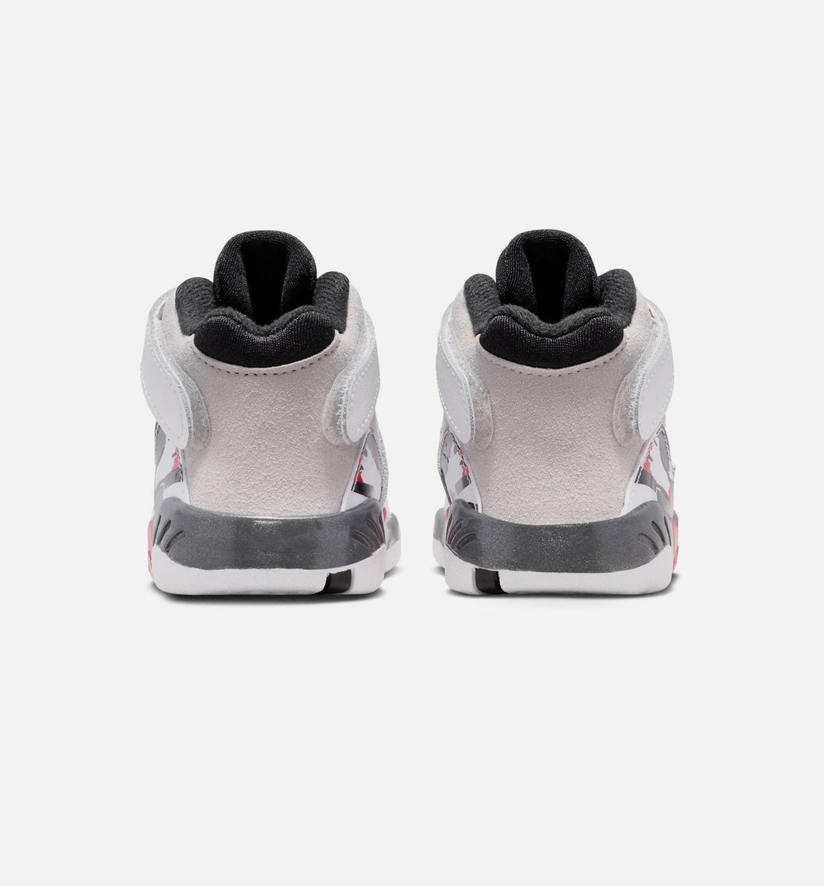 Air Jordan 8 Retro White and True Red Infant & Toddler Sneakers