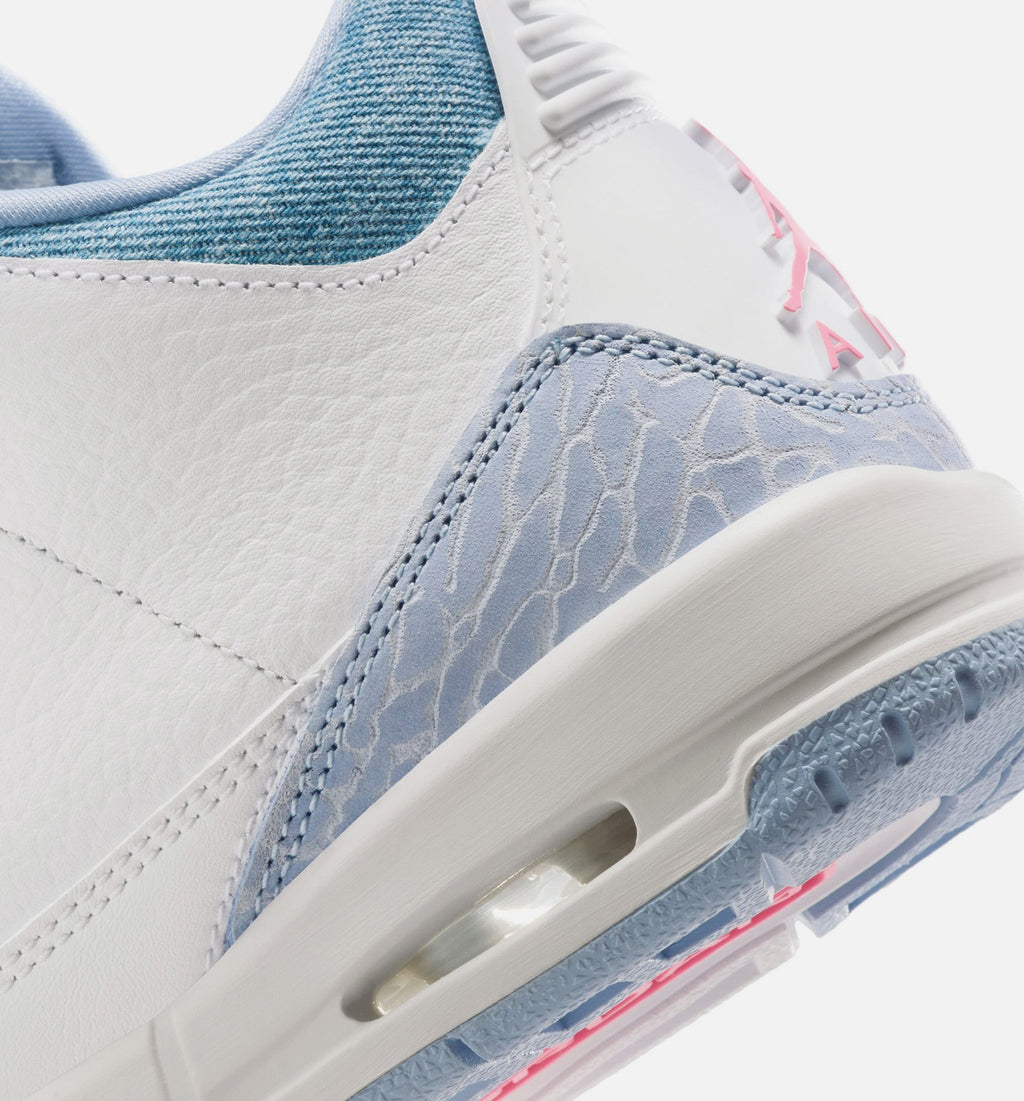 Air Jordan 3 Retro Cobalt Bliss Grade School Sneakers