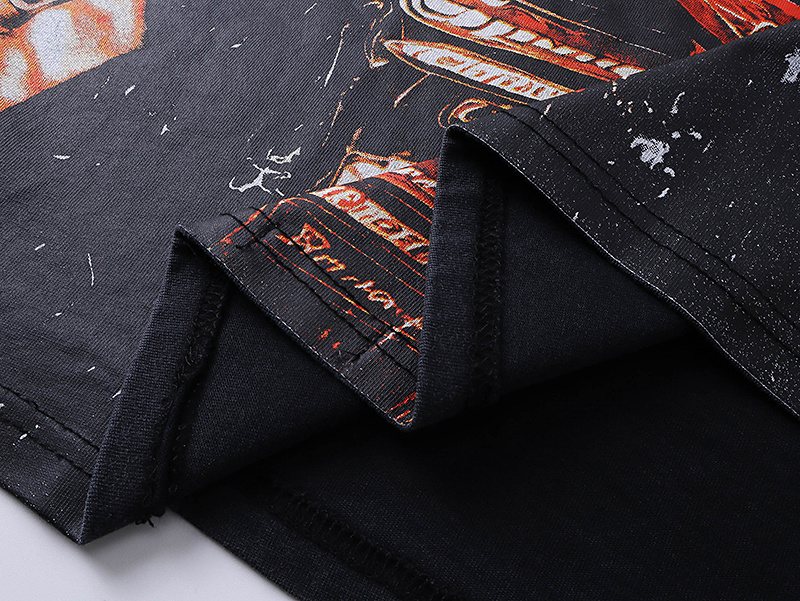 Godspeed Washed Black Rock Graphic T-Shirt