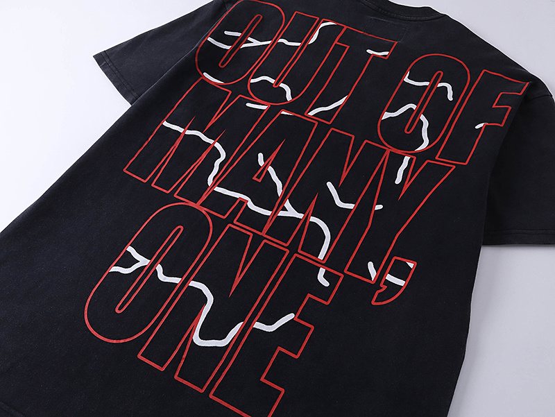 Godspeed Washed Black Rock Graphic T-Shirt