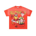 VALE USA Washed Red Graphic T-Shirt
