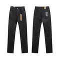 Ksubi Black Coated Slim Tapered Jeans