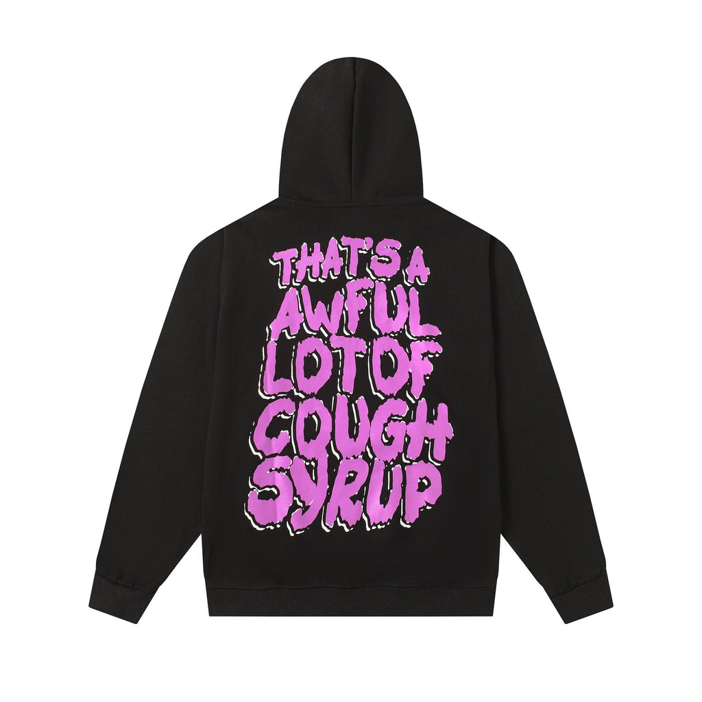 THAT'S A AWFUL LOT OF COUGH SYRUP Angel Tears Graphic Hoodie