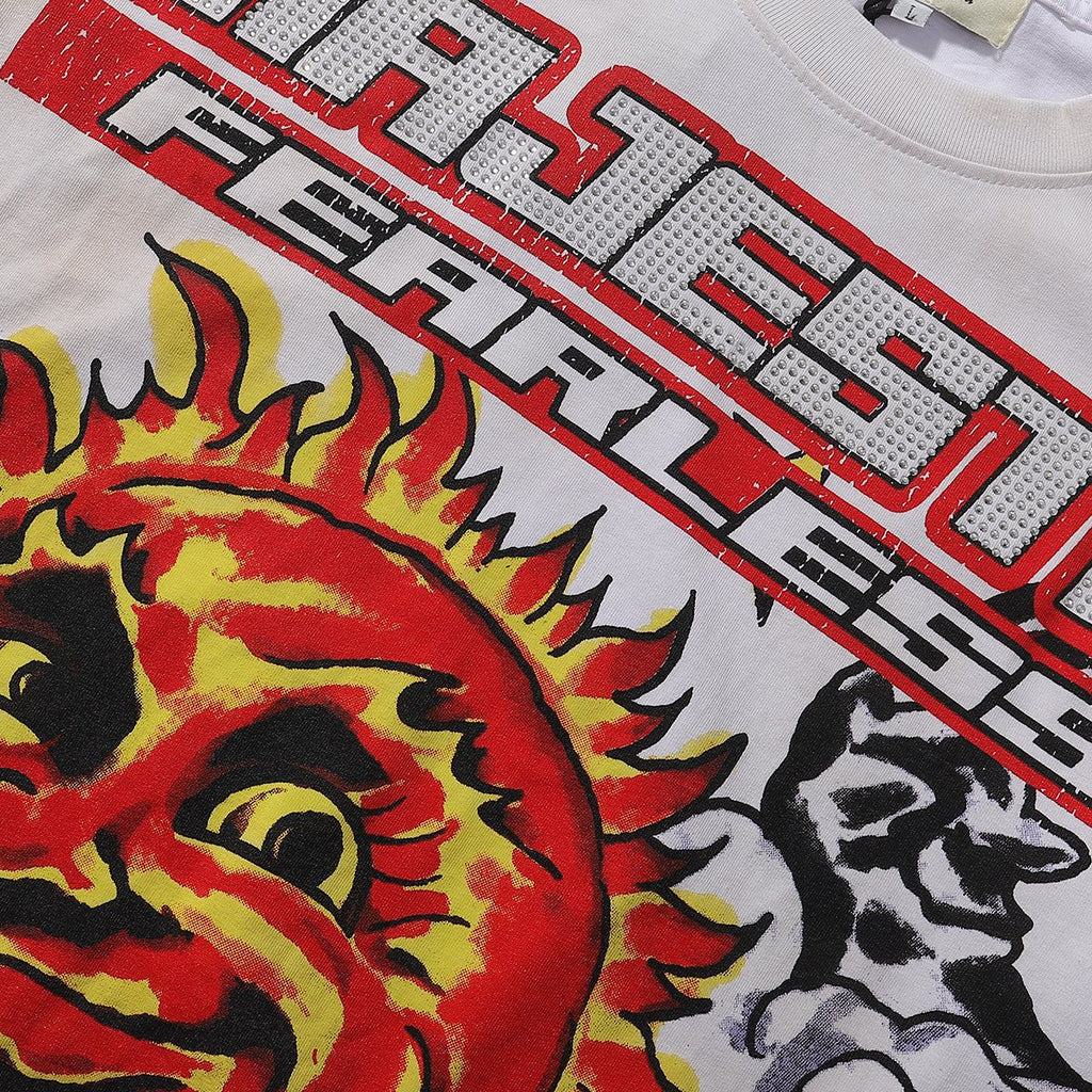MAJESTIK Fearless Sun Graphic T-Shirt