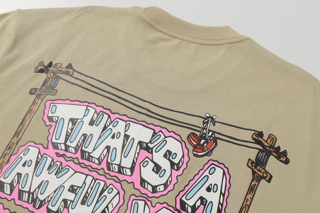 THAT'S A AWFUL LOT OF COUGH SYRUP Khaki Casino Dice Graphic T-Shirt