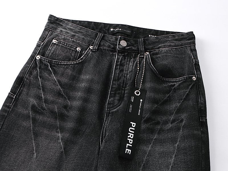 Purple Brand Washed Black Jeans