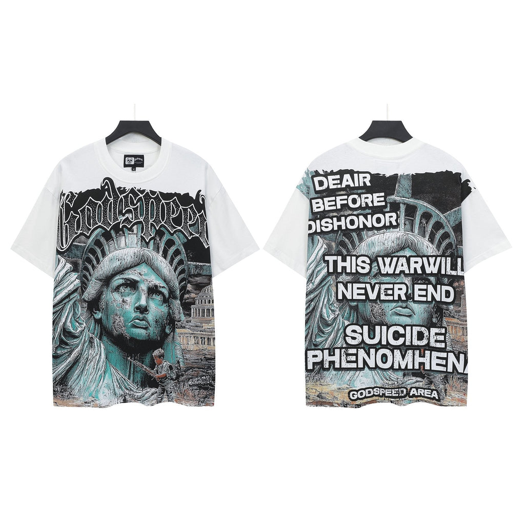 Godspeed Statue of Liberty Short-Sleeve Graphic T-Shirt