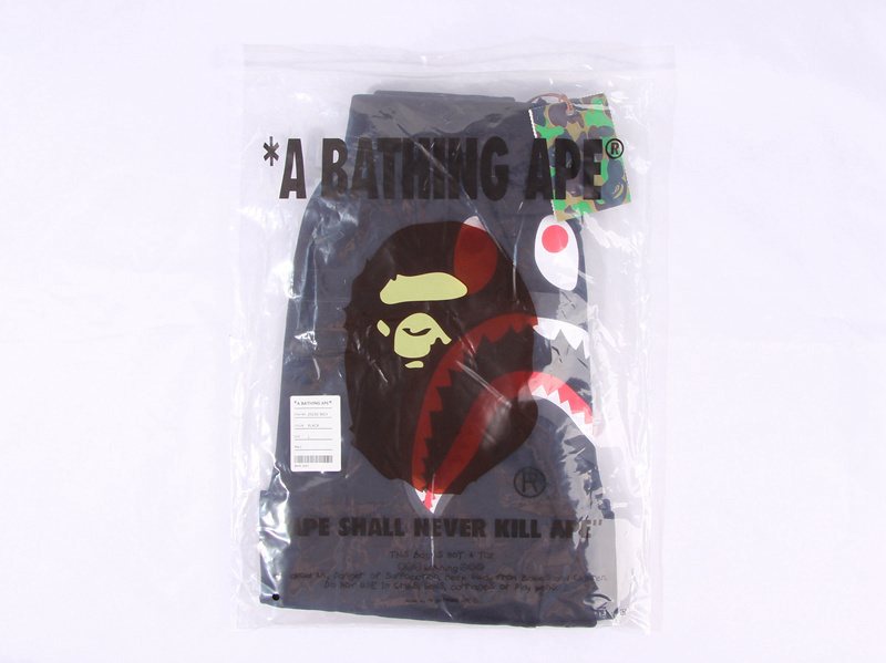 BAPE Shark Graphic Black Shorts