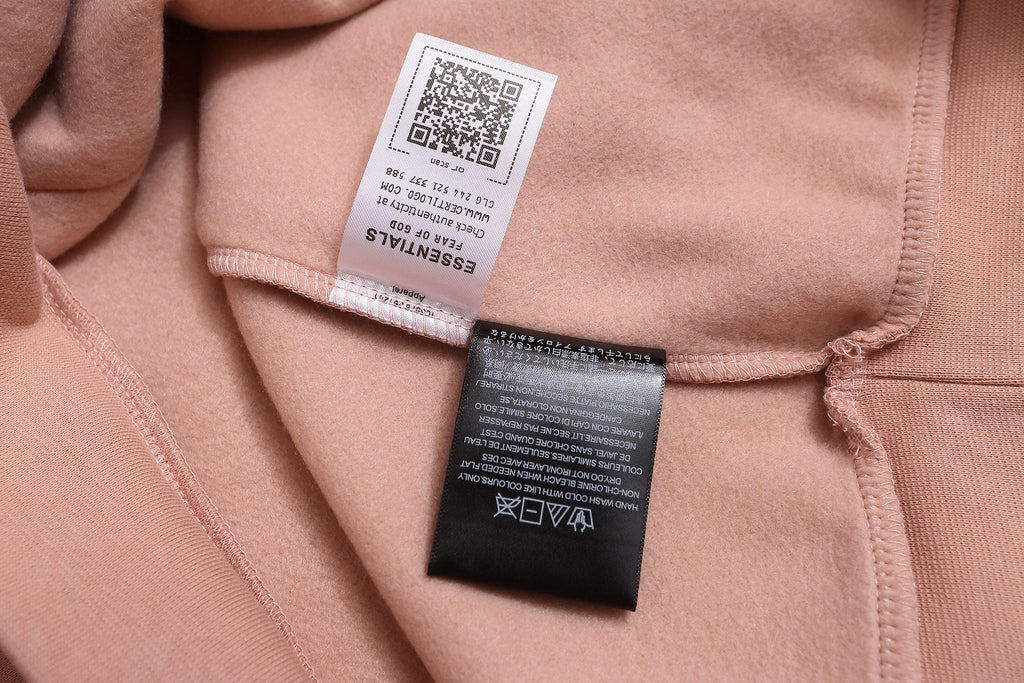 Fear of God Essentials Dusty Pink Hoodie & Pants Matching Set