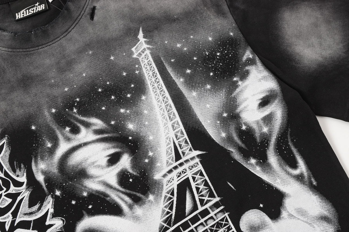 HEISTAR Eiffel Tower Graphic Short-Sleeve T-Shirt
