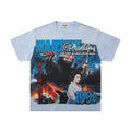 MAJESTIK Washed Rhinestone Graphic T-Shirt