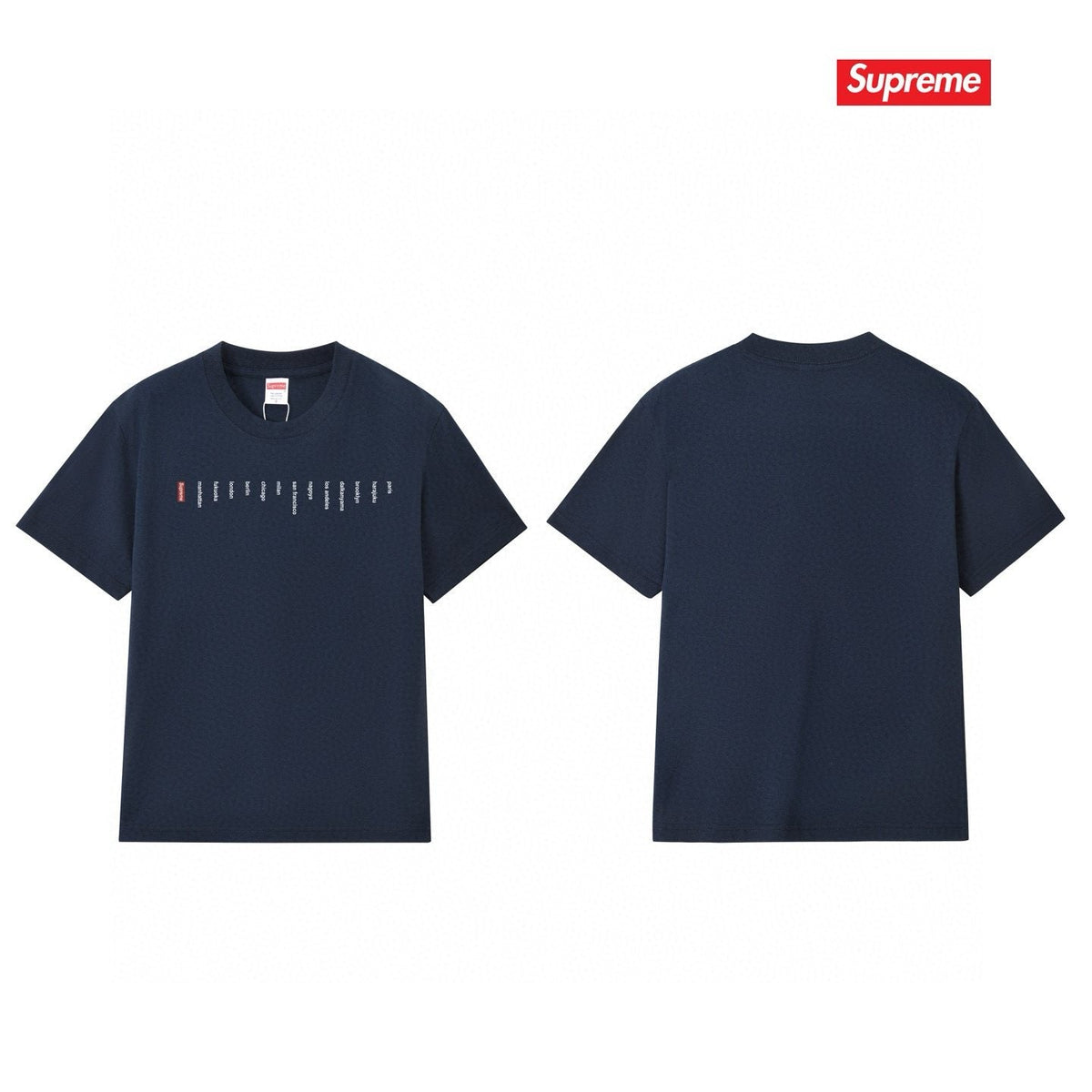 Supreme Location Graphic Short-Sleeve T-Shirt