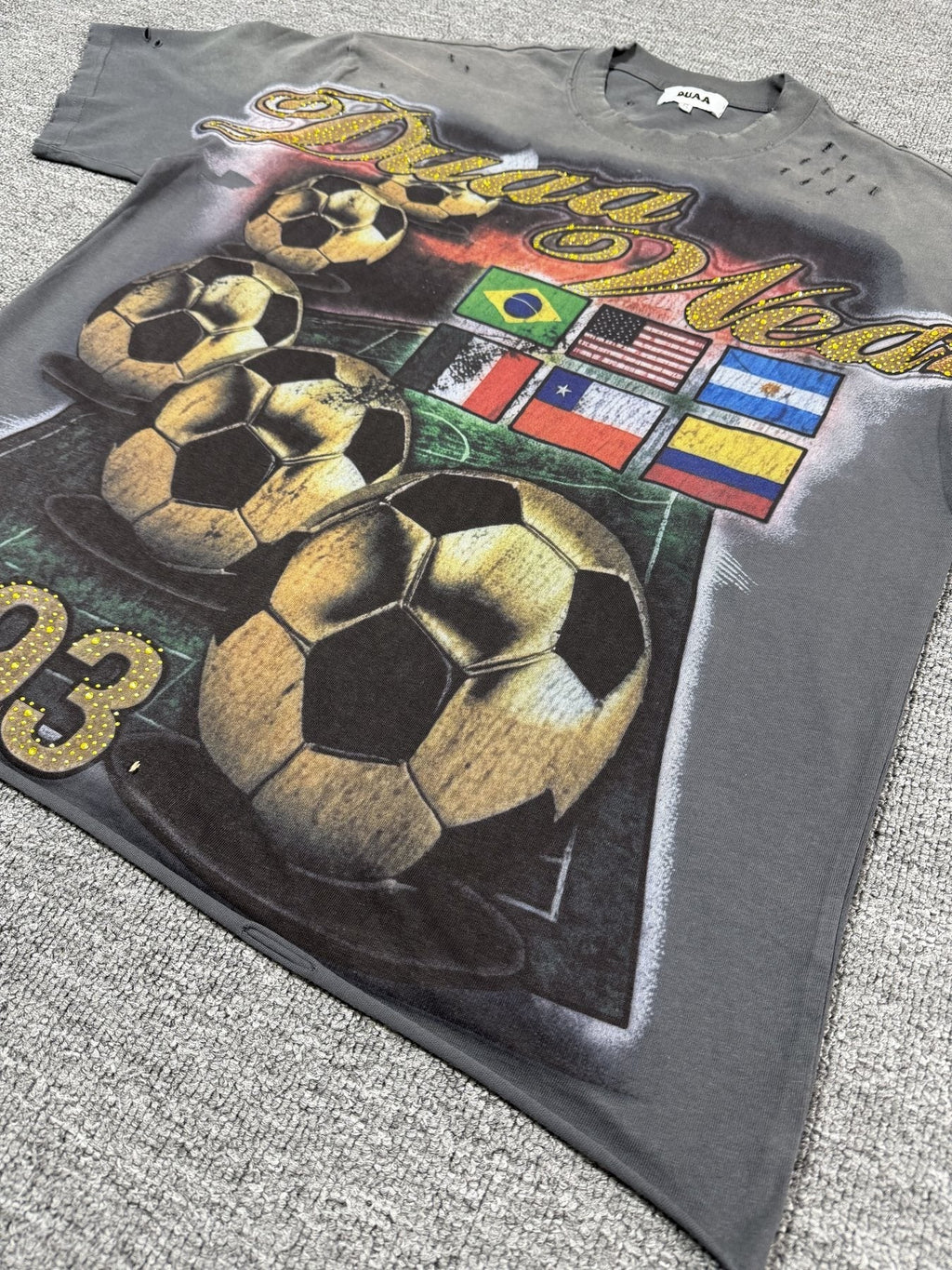 DUAA Soccer Flag Graphic T-Shirt