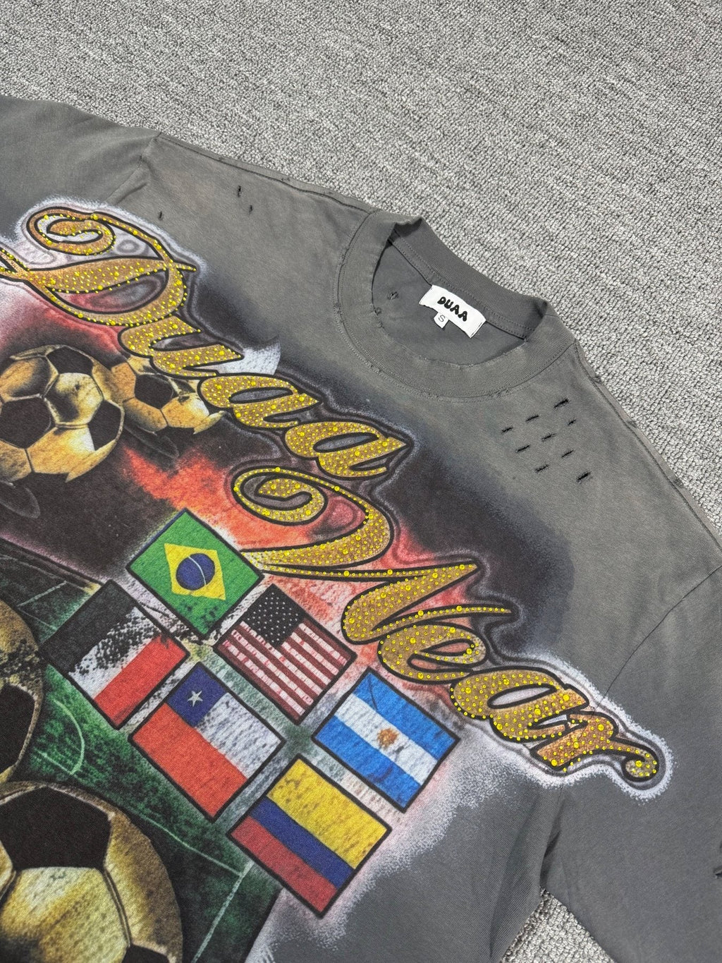 DUAA Soccer Flag Graphic T-Shirt