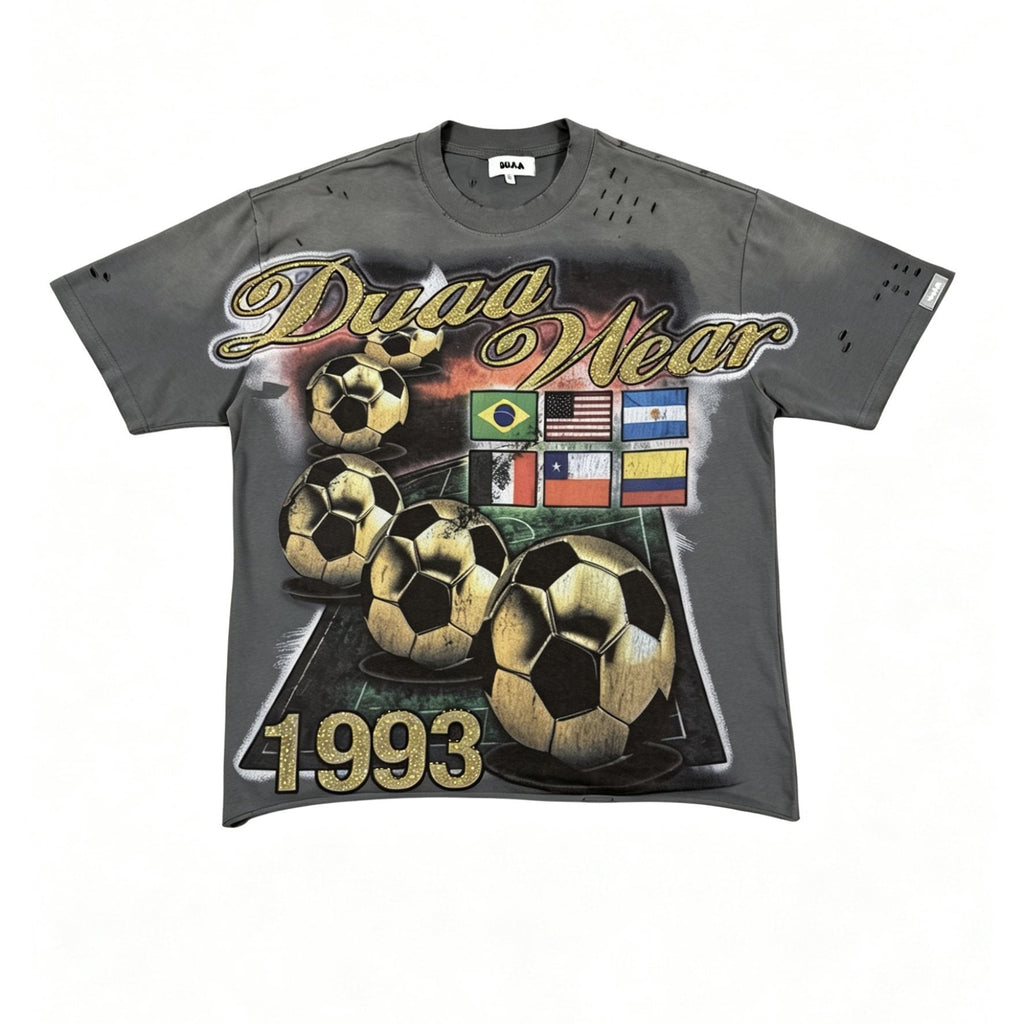 DUAA Soccer Flag Graphic T-Shirt