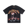 Godspeed Skull Graphic Washed T-Shirt