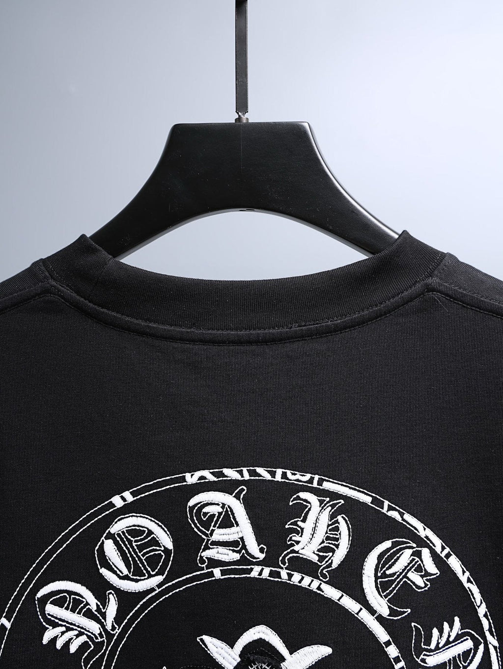 Chrome Hearts Floral Back Graphic Short-Sleeve T-Shirt
